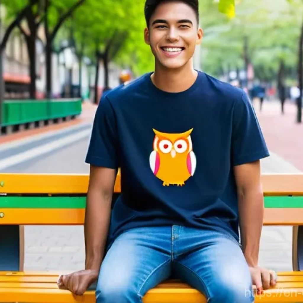 스마트폰으로 학습하기 - **Prompt 1: Gamified Language Learning on the Go**
    An energetic young adult, late teens to early...