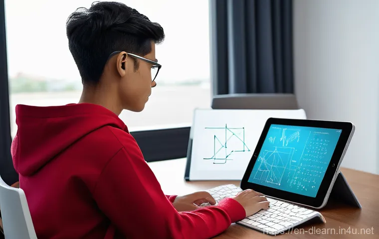 스마트폰으로 학습하기 - **Prompt 1: Gamified Language Learning on the Go**
    An energetic young adult, late teens to early...