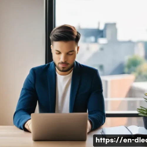 Home 23 디지털 학습 플랫폼 추천 - **Prompt 1: Empowered Online Learner in a Modern Setting**
A solo portrait of a diverse young pr...