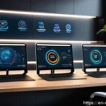 온라인 교육 시장 동향 - A futuristic online learning environment showcasing a diverse group of adult students engaging with ...