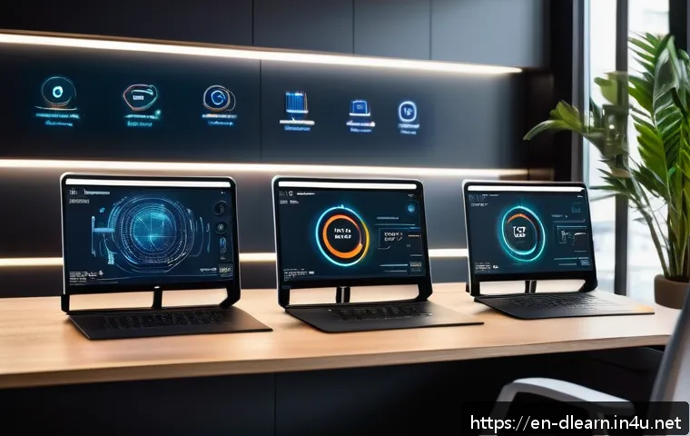 온라인 교육 시장 동향 - A futuristic online learning environment showcasing a diverse group of adult students engaging with ...