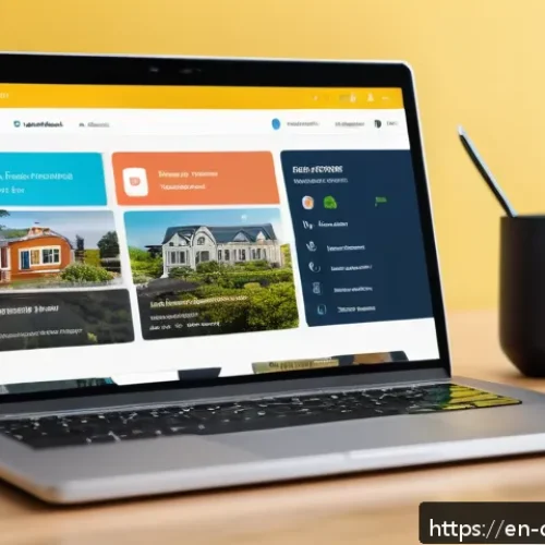 디지털 학습의 사용자 경험 - A modern digital learning platform interface displayed on a sleek laptop screen, showcasing an adapt...